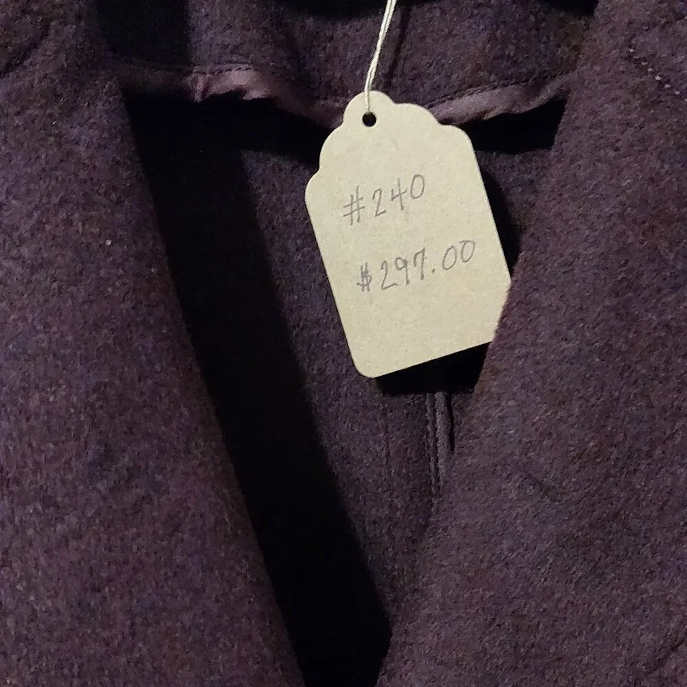 Leo & Sage Wool Blend Moto Jacket NEW WITH TAGS SIZE SMALL - Picture 8 of 8